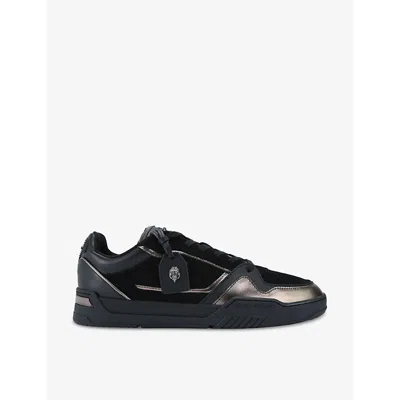 Kurt Geiger Leather Regan Sneakers In Black