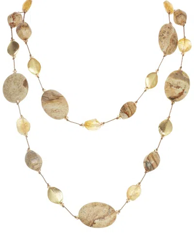 Margo Morrison Vermeil Gemstone Necklace