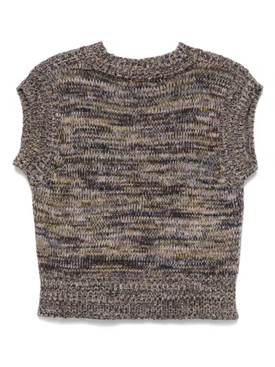 Henrik Vibskov Six End Vest In Blue