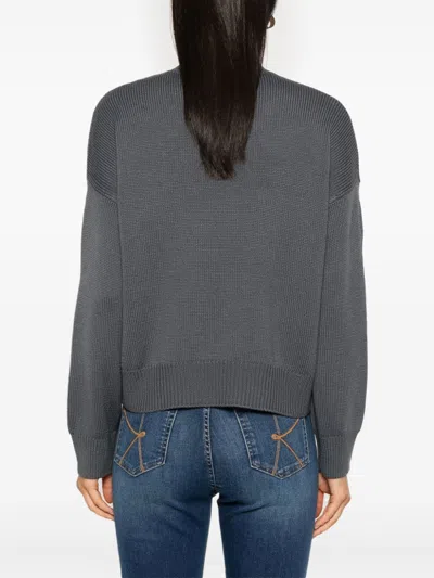 Kaos High-neck Sweater In Grey
