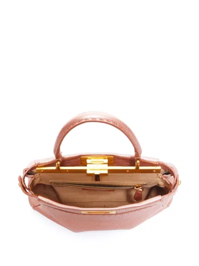 Pre-owned Fendi Peekaboo Two-way Shoulder Bag In Pink