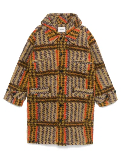 Henrik Vibskov Blackout Coat In Yellow