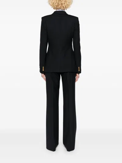 Tagliatore Double-breasted Blazer In Black