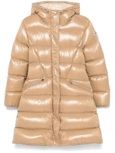 Moncler Bellevue Coat In Neutrals