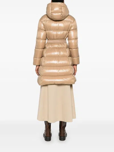 Moncler Bellevue Coat In Neutrals
