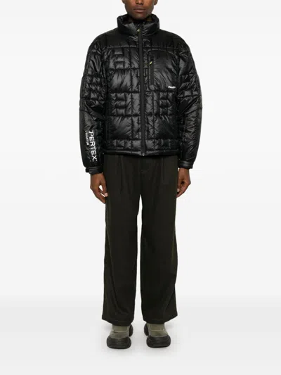 Huf Pertex Down Jacket In Black