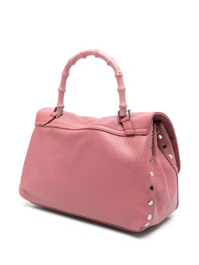 Zanellato Baby Postina Daily Bamboo Top Handle Bag In Pink