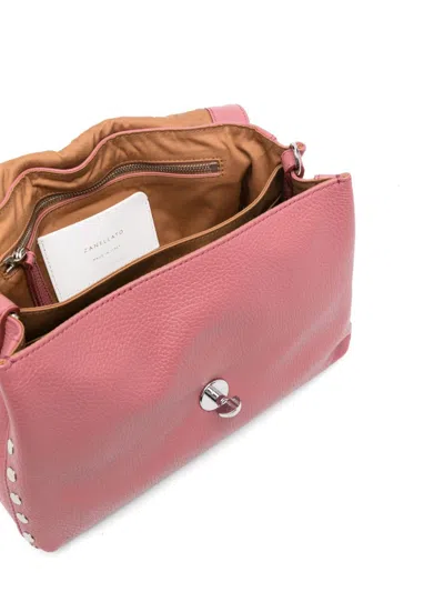 Zanellato Baby Postina Daily Bamboo Top Handle Bag In Pink