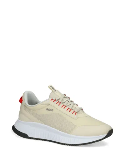 Hugo Boss Ttnm Lightweight Evo Trainers In Neutral