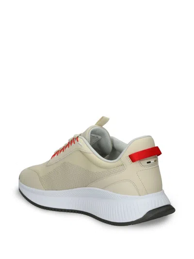 Shop Hugo Boss Evo Sneakers In Neutrals