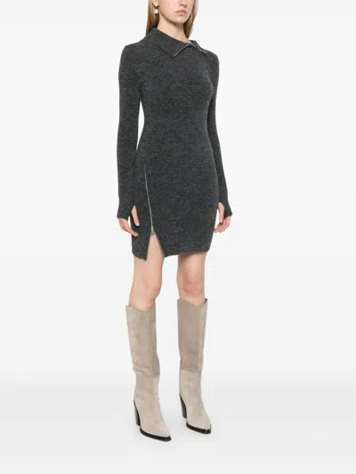 Shop Marant Etoile Ohara Dress In Grey