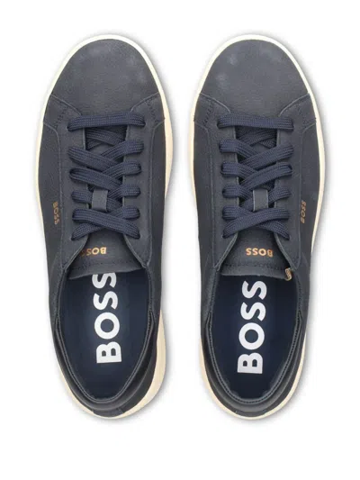 Hugo Boss Belwar Mens Trainers In Blue
