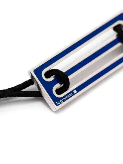 Le Gramme Lacquered Cord Bracelet 2,5g In Blue