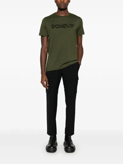 Dondup Logo-print T-shirt In Green