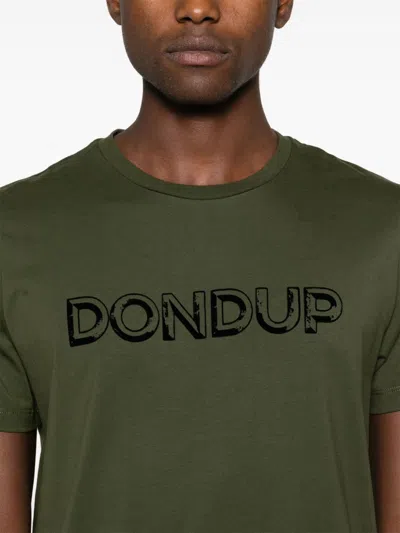 Dondup Logo-print T-shirt In Green