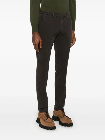 Briglia 1949 Bg03 Tapered Trousers In Brown