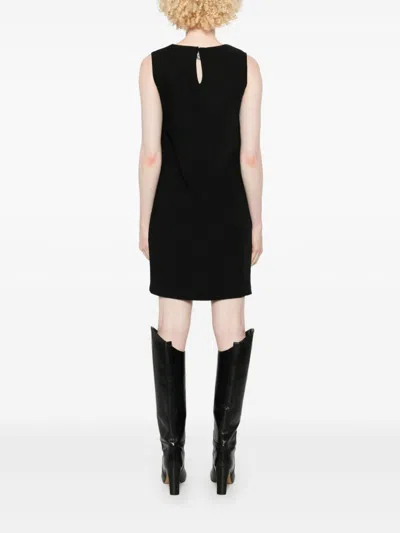 Liu •jo Crystal-embellished Mini Dress In Black