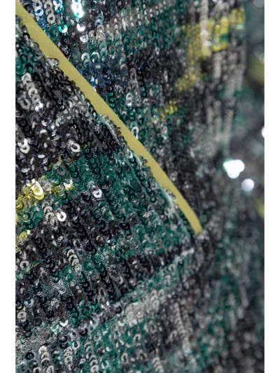 Diane Von Furstenberg Jessel Sequin-embellished Midi Dress In Green