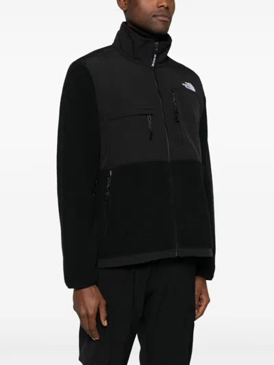 The North Face Retro Denali Logo-embroidered Shell And Recycled-fleece Jacket In Black