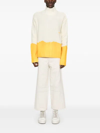 A-cold-wall* Format Wide-leg Trousers In Neutrals