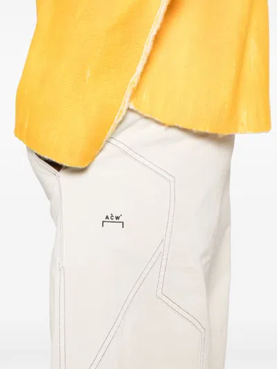 A-cold-wall* Format Wide-leg Trousers In Neutrals