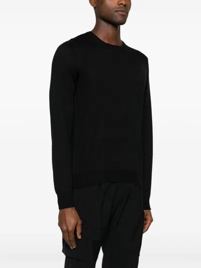 Tagliatore Round-neck Jumper In Black