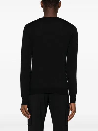 Tagliatore Round-neck Jumper In Black