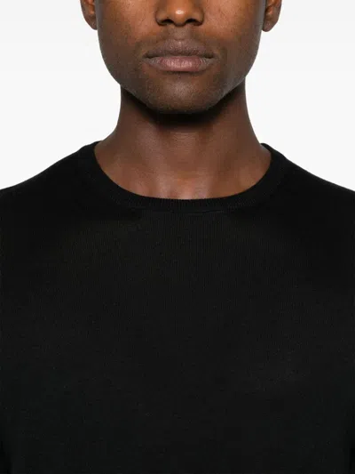 Tagliatore Round-neck Jumper In Black