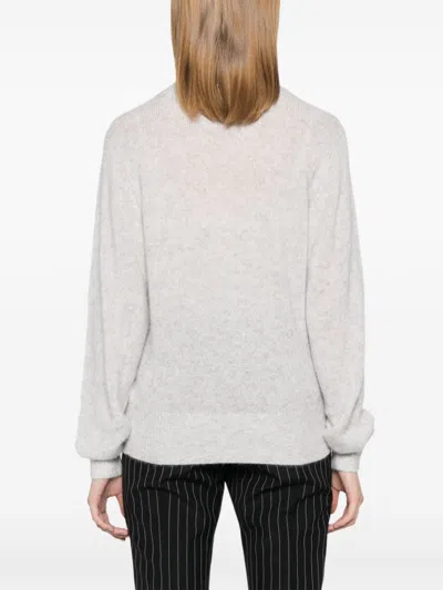 Isabel Marant Lusia Sweater In Grey