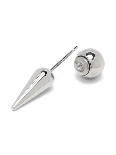 Jil Sander Spike-stud Earrings In Silver