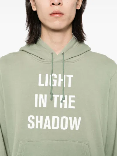 Undercover Slogan-printed Hoodie In Green