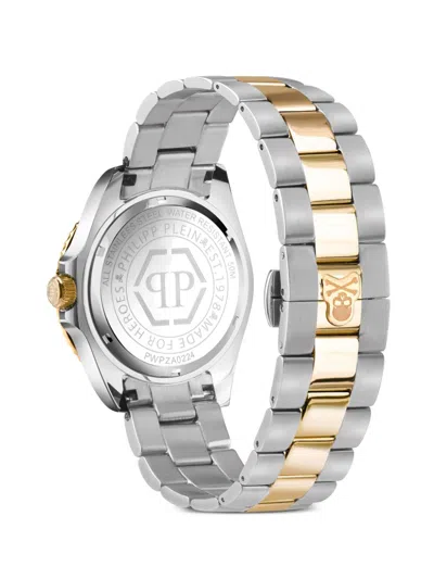 Philipp Plein Gmt-i Challenger Baguettes 44mm In Green