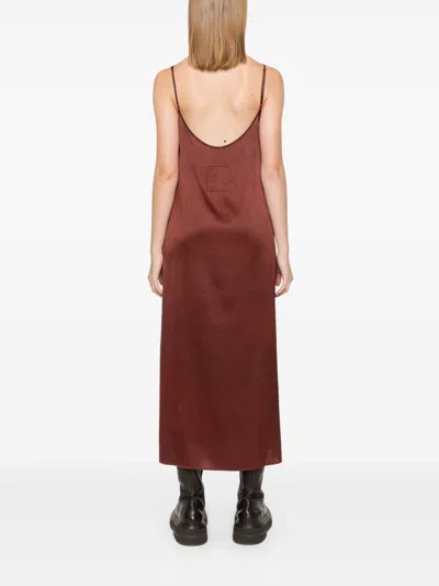 Uma Wang Tavella Midi Dress In Red