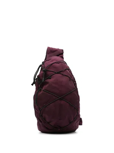 C.p. Company Nylon B Crossbody Rucksack Potent In Purple