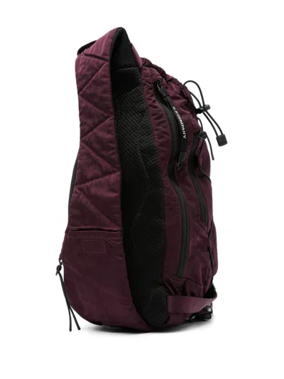 C.p. Company Nylon B Crossbody Rucksack Potent In Purple