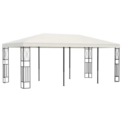 Vidaxl Gazebo 118.1"x236.2" Cream Fabric 8009