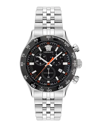 Versace Hellenyium Chrono Bracelet Watch In Multi