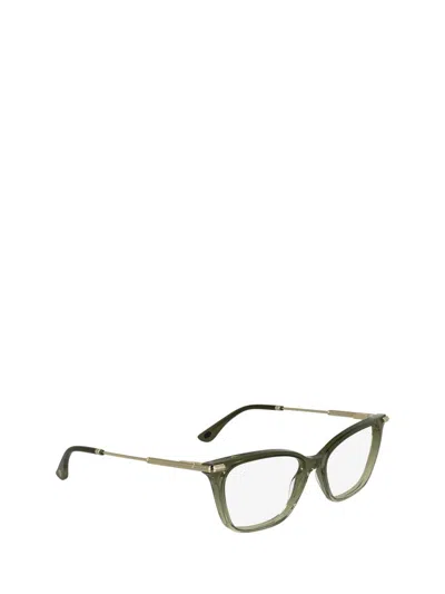 Shop Lacoste Eyeglasses In Gradient Green