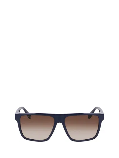 Shop Lacoste Sunglasses In Blue