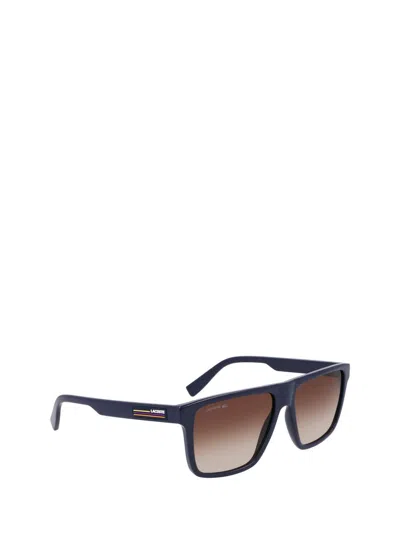 Shop Lacoste Sunglasses In Blue