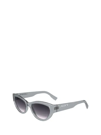 Shop Lacoste Sunglasses In Grey