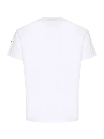 Shop Moncler T-shirts And Polos In White