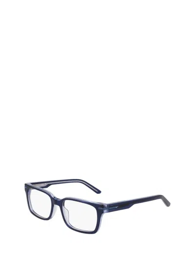 Shop Nike Eyeglasses In Navy / Blue Laminate