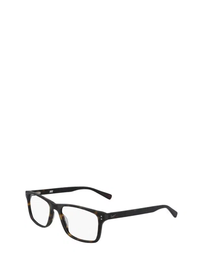 Shop Nike Eyeglasses In Matte Tortoise