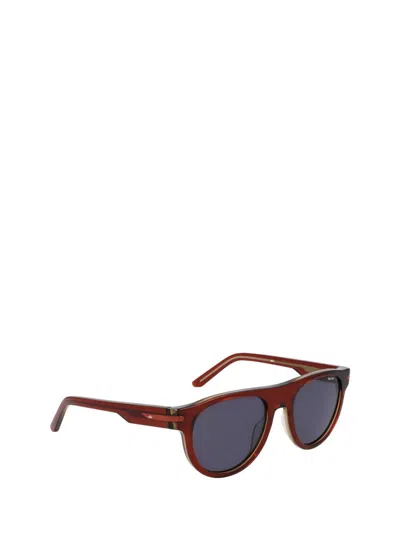 Shop Nike Sunglasses In Cedar / Grey