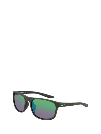 Shop Nike Sunglasses In Matte Sequoia / Brown / Green