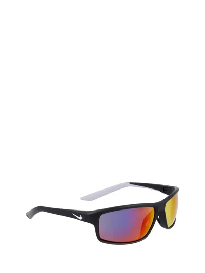 Shop Nike Sunglasses In Matte Black / Field Tint