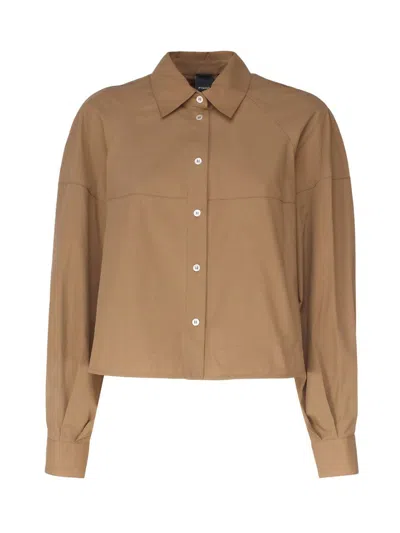 Shop Pinko Shirts In Beige