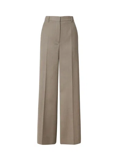 Shop Stella Mccartney Trousers In Light Moss