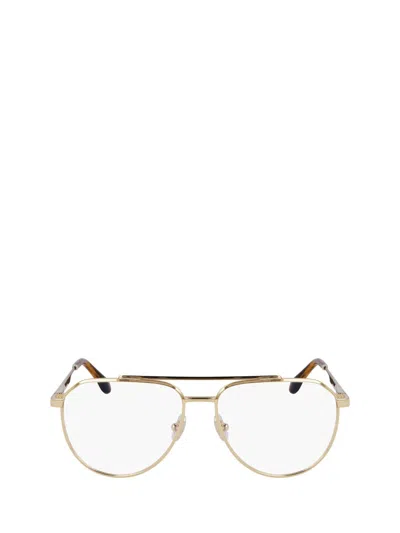 Shop Victoria Beckham Eyeglasses In Gold